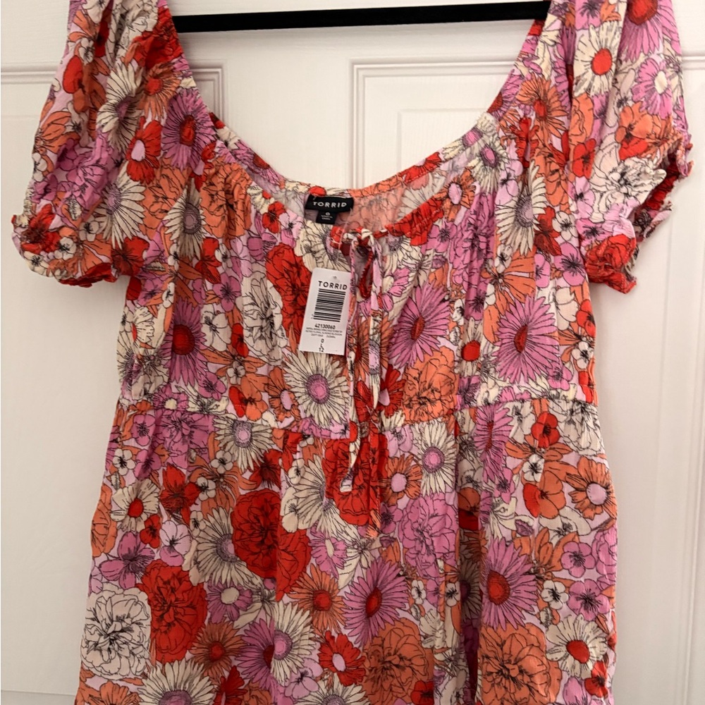 Torrid Floral Blouse